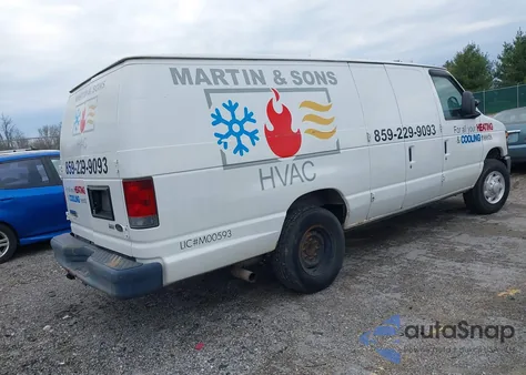 2009 Ford E-250 Commercial/Recreational из США, поврежденный, VIN 1FTNS24L59DA67893